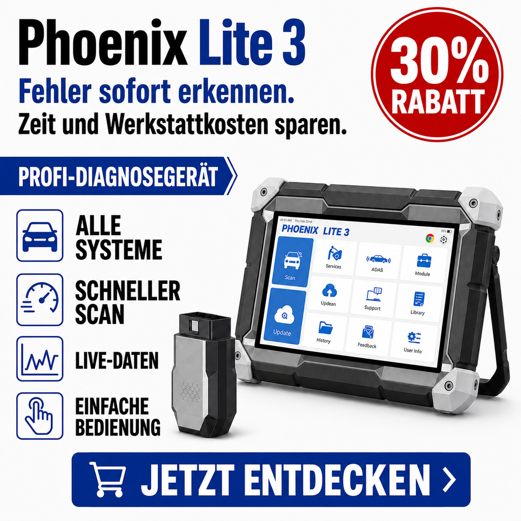 Profesionální automobilový diagnostický přístroj Phoenix Lite 3