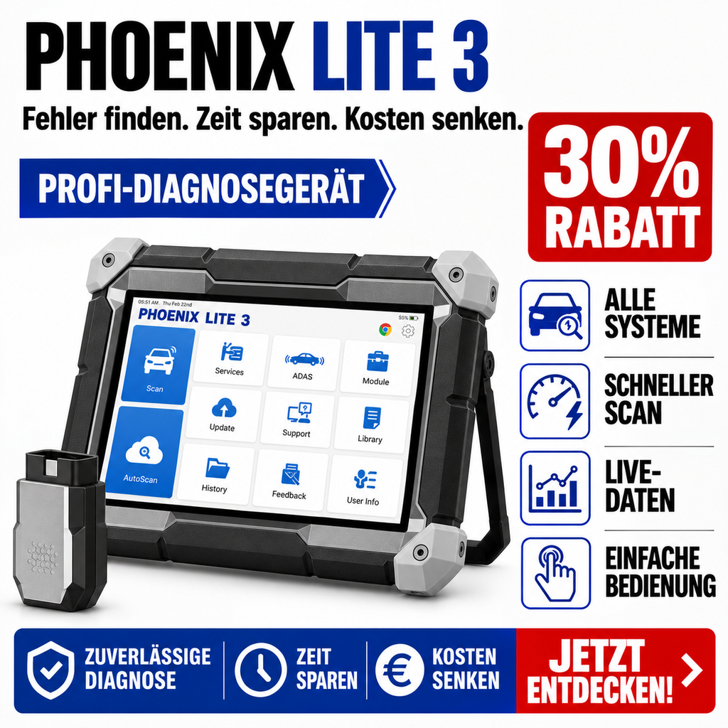 Profesionální automobilový diagnostický přístroj Phoenix Lite 3